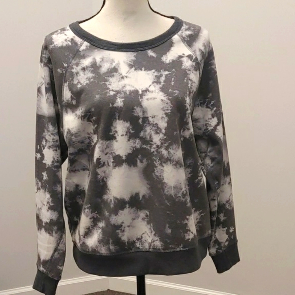 Grayson Threads Grey Tie Dye Sweatshirt Long Sleeve